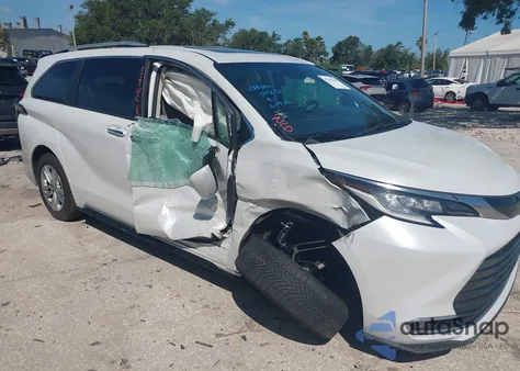 2022 Toyota Sienna Limited из США, поврежденный, VIN 5TDZRKEC2NS117997